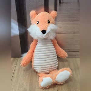 Maxx Marketing Yume Orange Fox  Plush Ribbed Tummy Stuffed Corduroy 18500